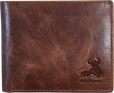 BULL GUARD Mens RFID Blocking Bifold Wallet
