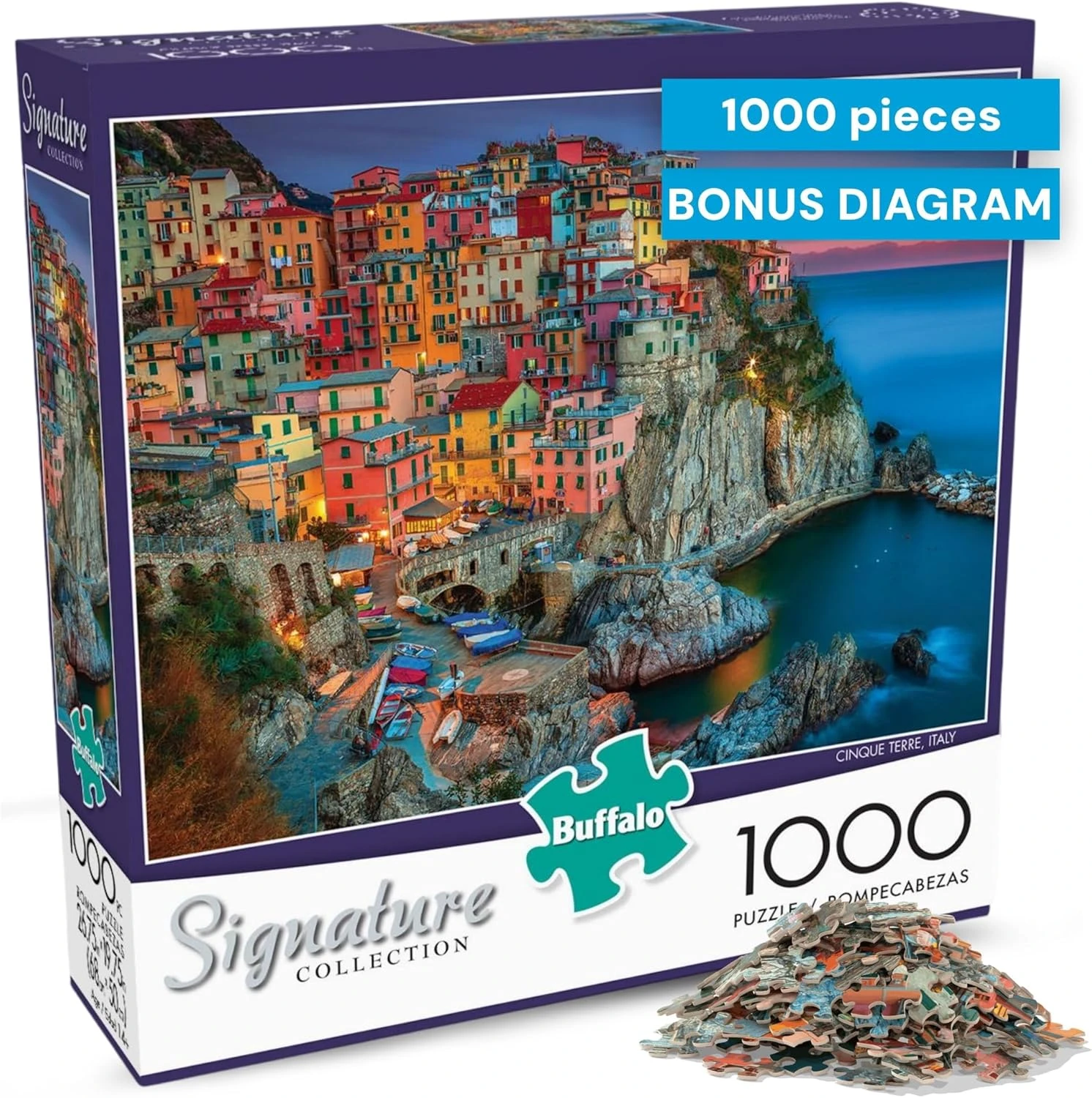 Buffalo Games Cinque Terre  Piece Puzzle For Adults