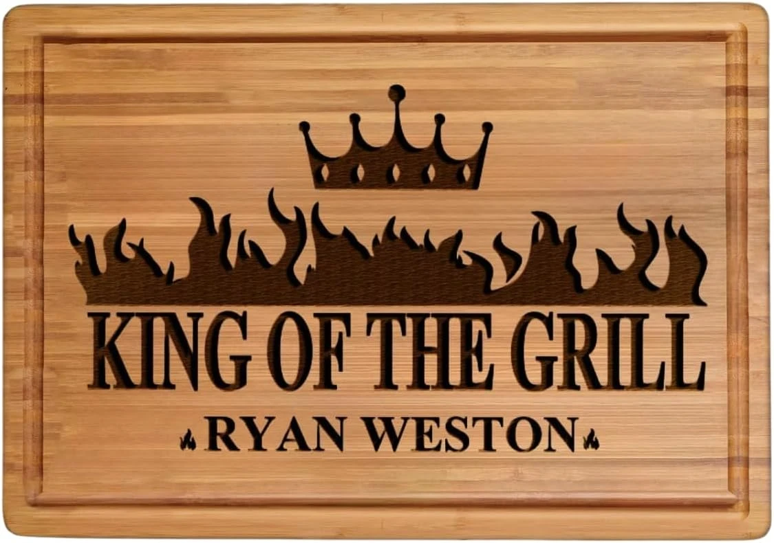 Custom Engraved Cutting Board BBQ