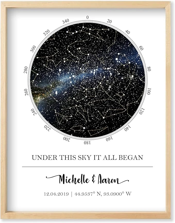 Custom Star Map Personalized