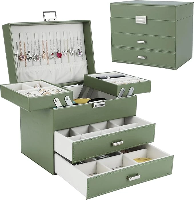 Dajasan Jewelry Organizer Box Large Jewelry Boxes For Women Girls