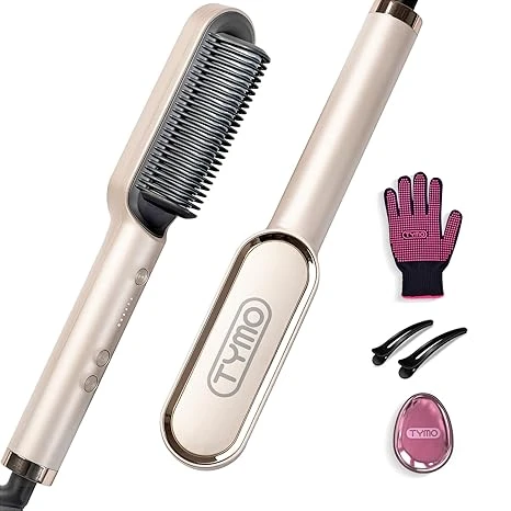 Hair Straightener Brush TYMO Ring Hair Straightener Comb