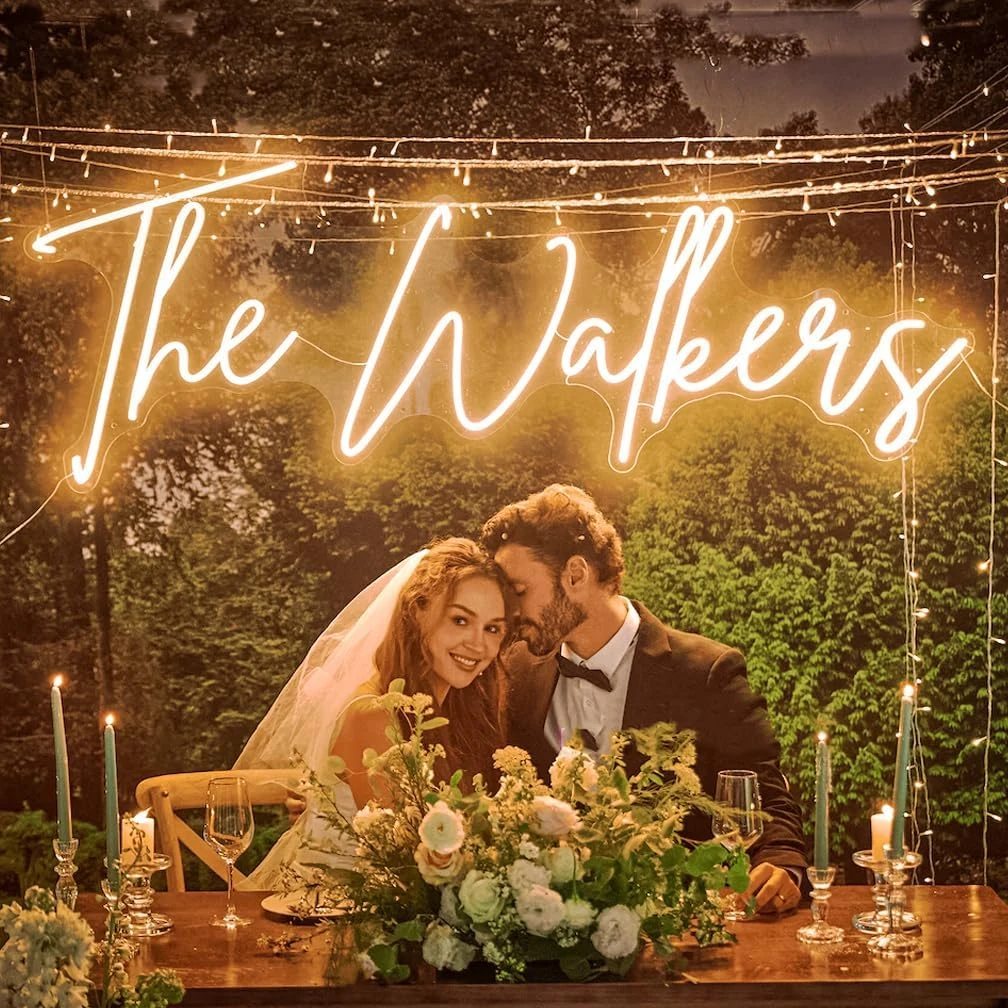 LED Neon Sign Customizable For Wedding