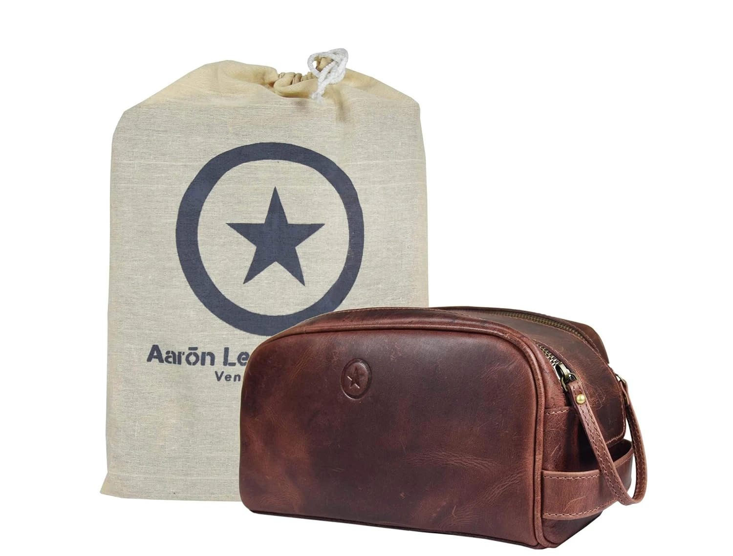 Leather Toiletry Bag For Men