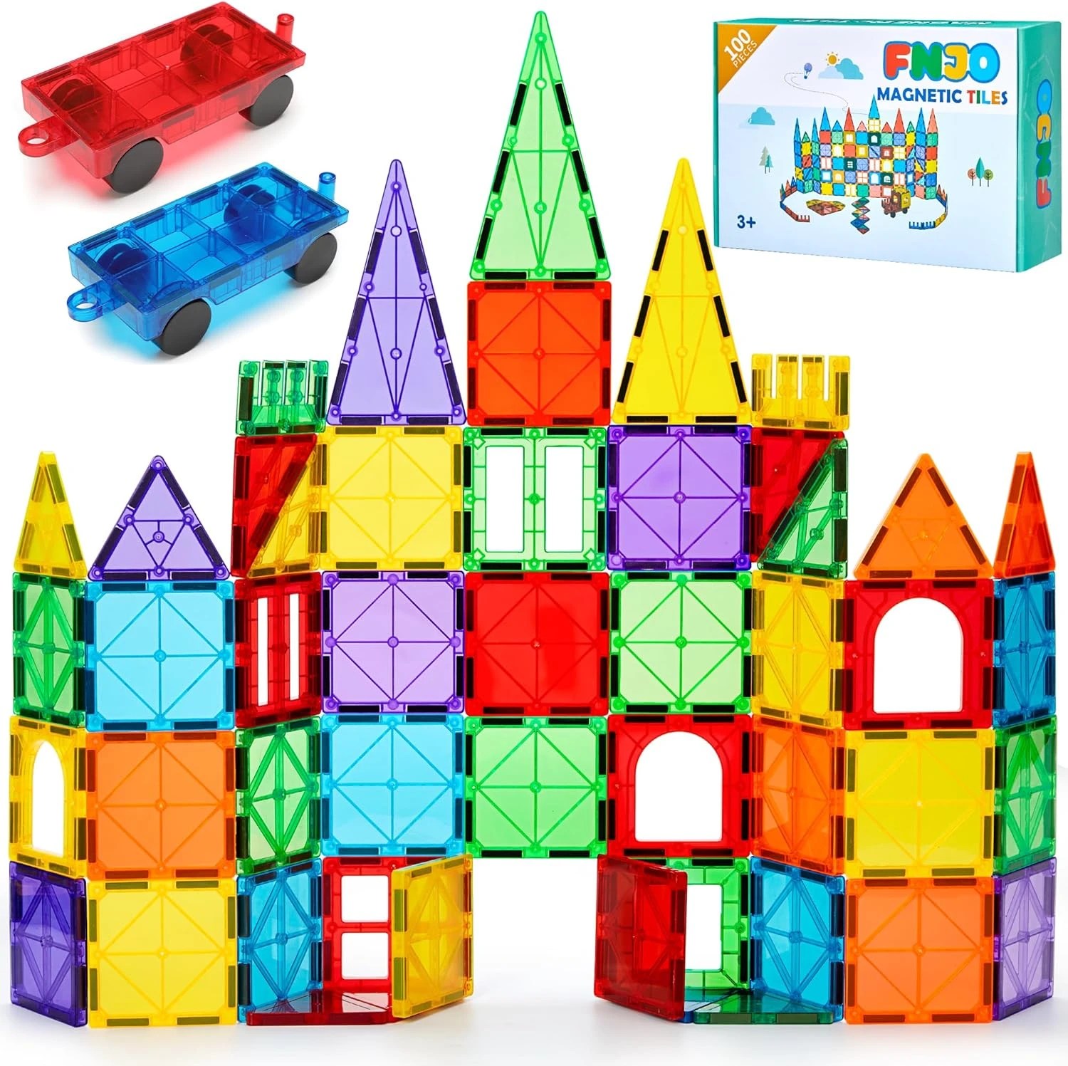 Magnetic Tiles PCS Building Blocks
