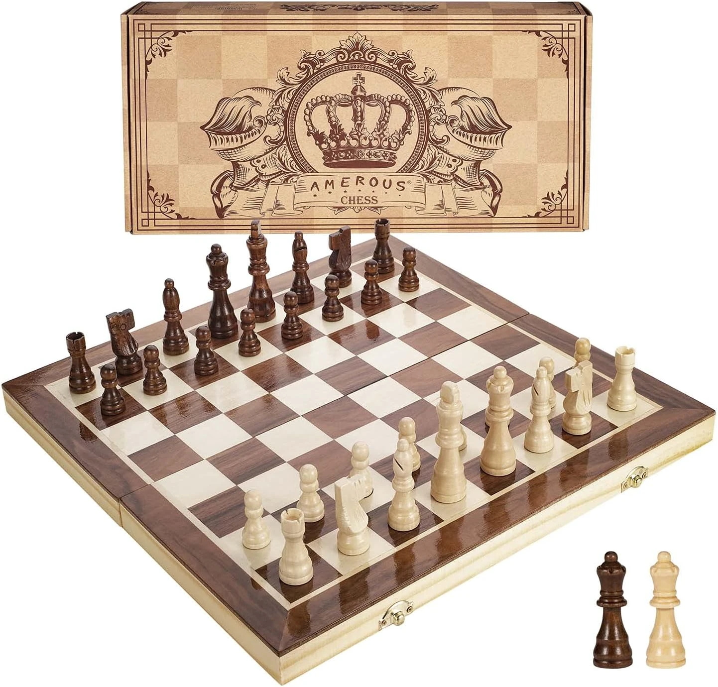 Magnetic Wooden Chess Set
