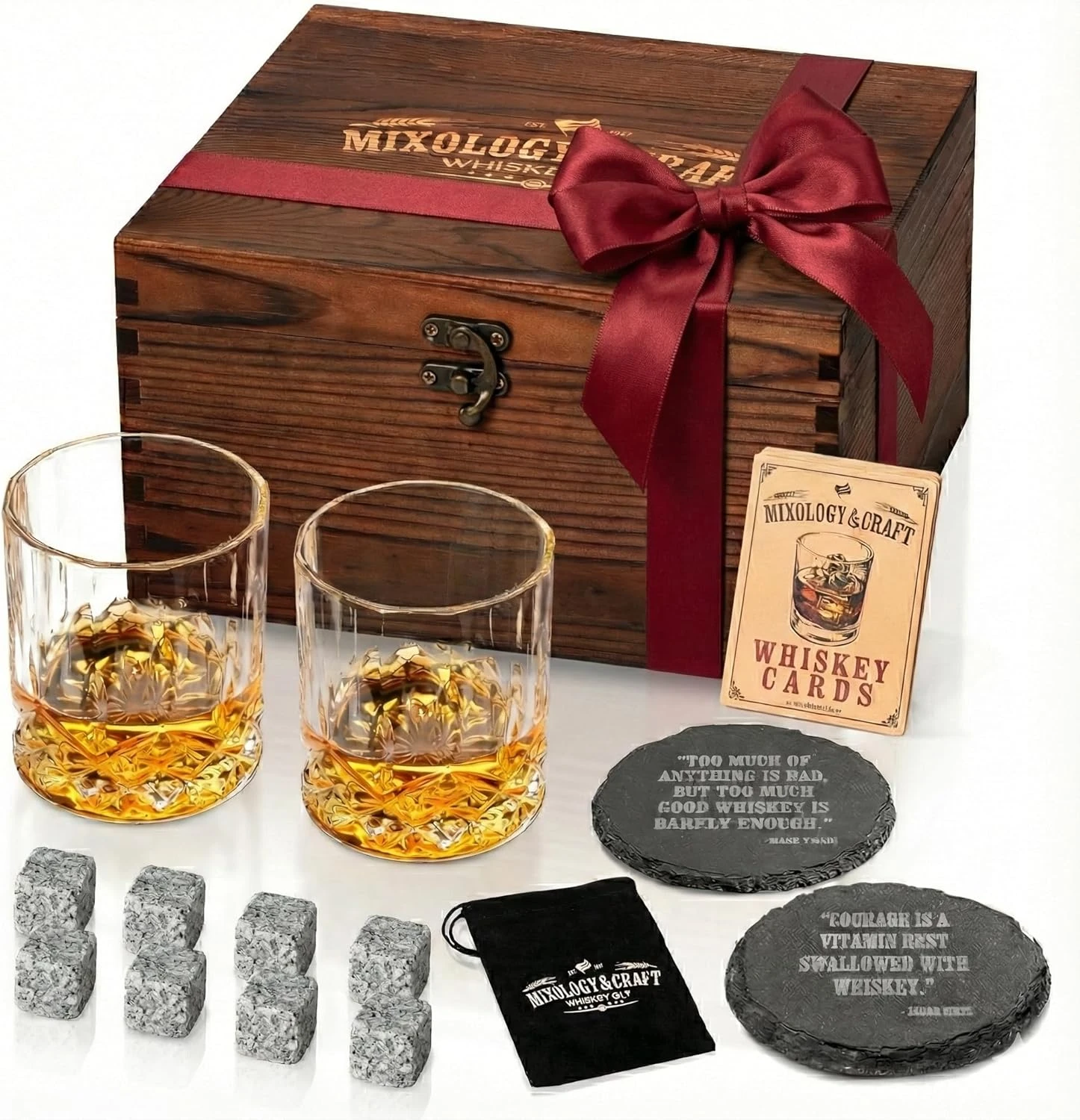 Mixology Craft Whiskey Stones Gift Set