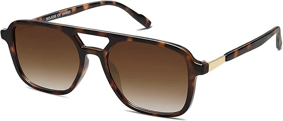 Retro Trendy Rectangle Womens Mens Shades Sun Glasses