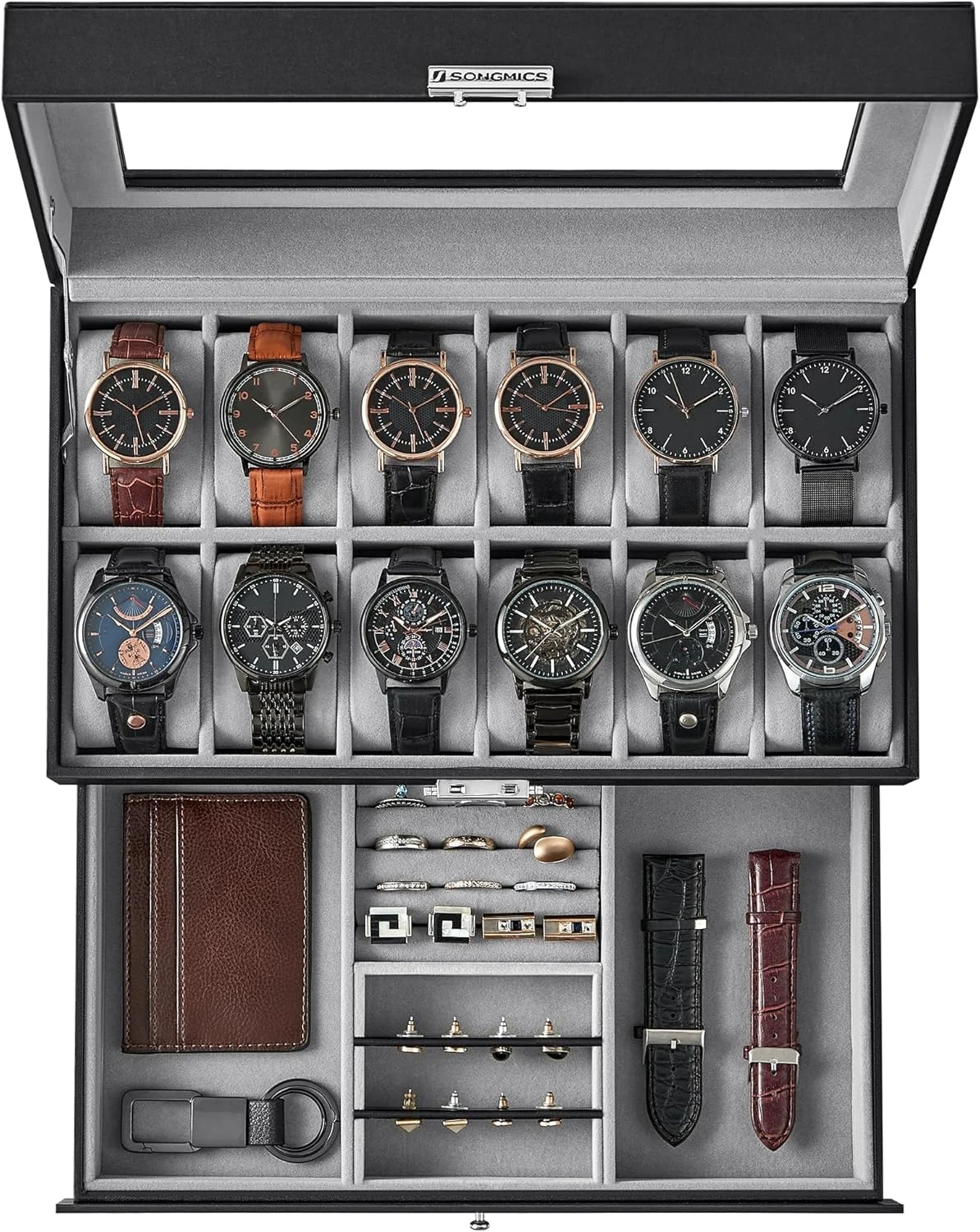 SONGMICS Watch Box