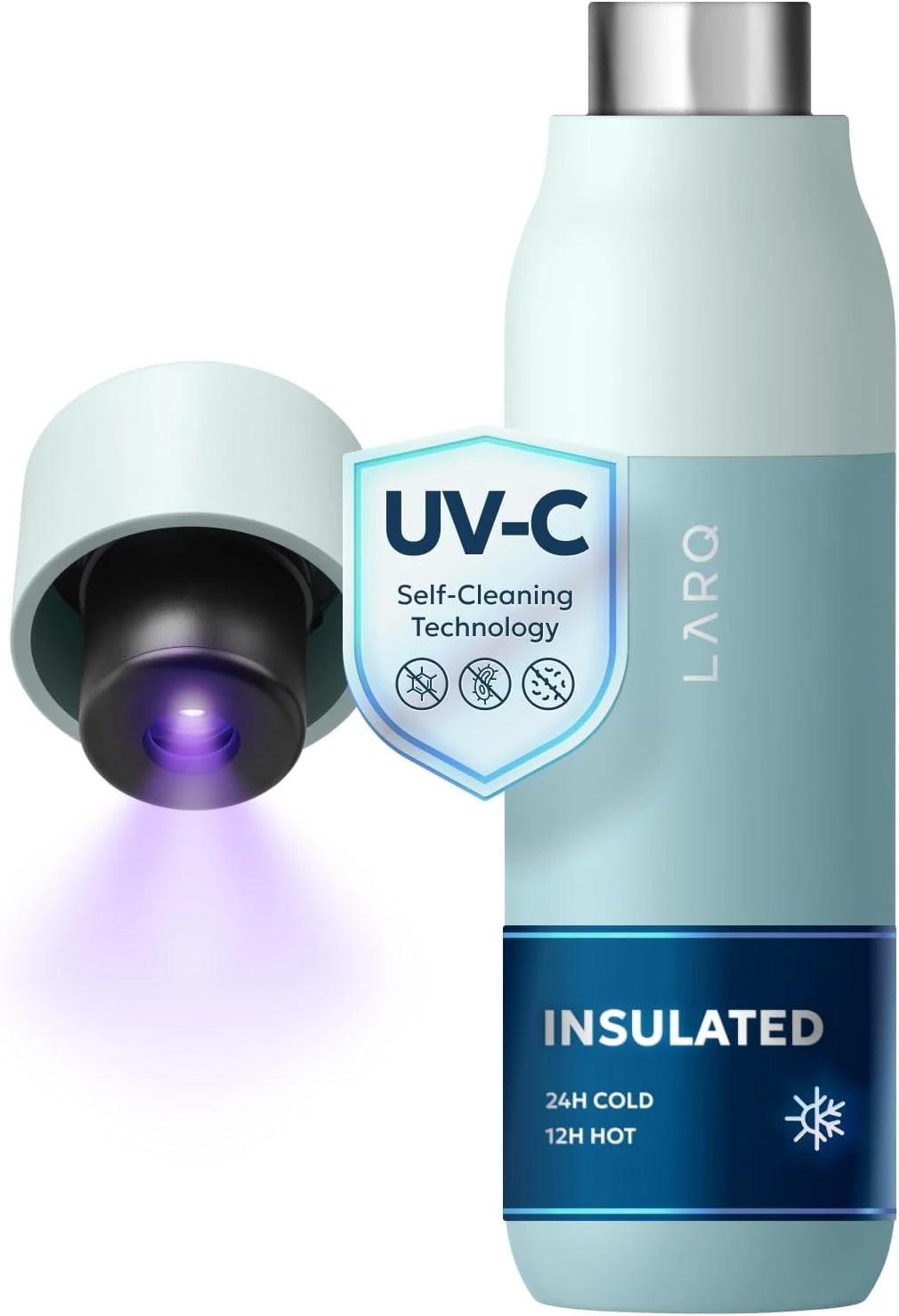 Self Cleaning And Insulated Stainless Steel Water Bottle