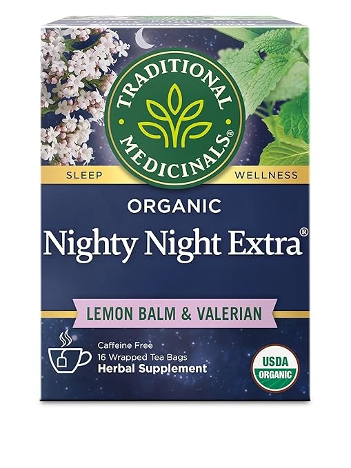 Traditional Medicinals Organic Nighty Night Extra Tea With Valerian Root