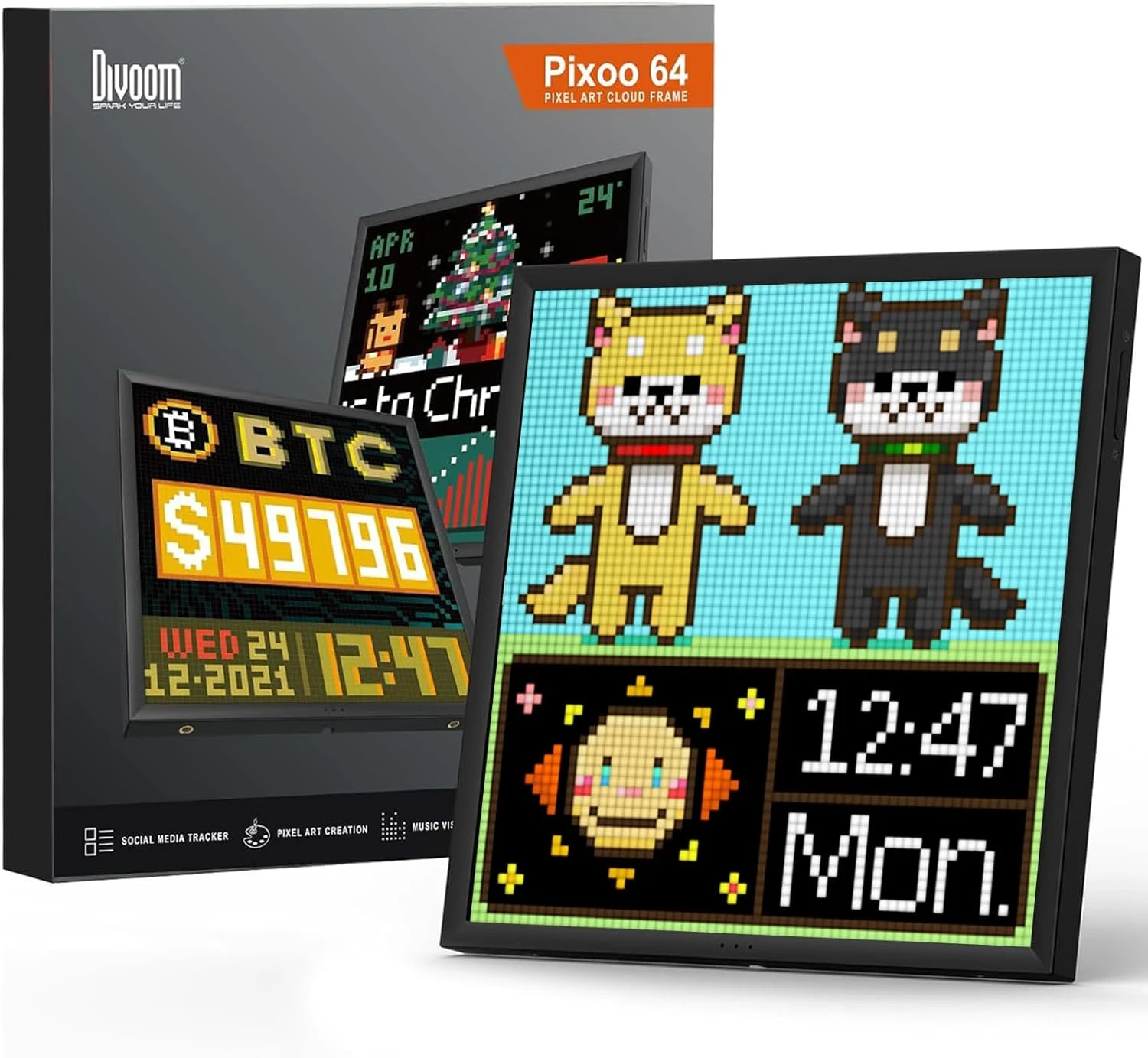 WiFi Pixel Cloud Digital Frame With APP