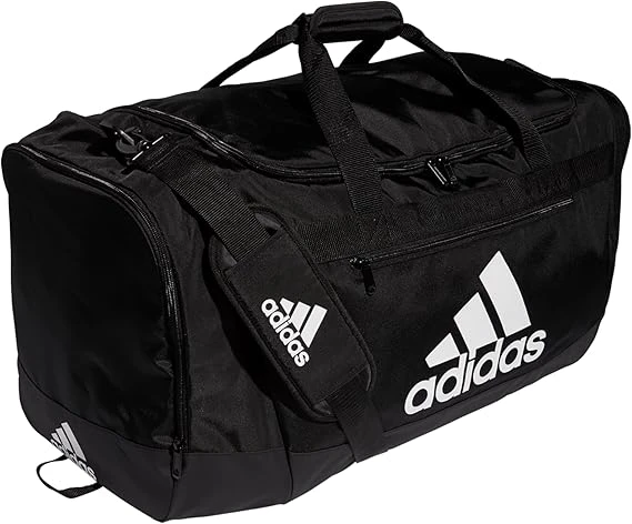 Adidas Unisex Defender . Gym Duffel Bag For Men And Women