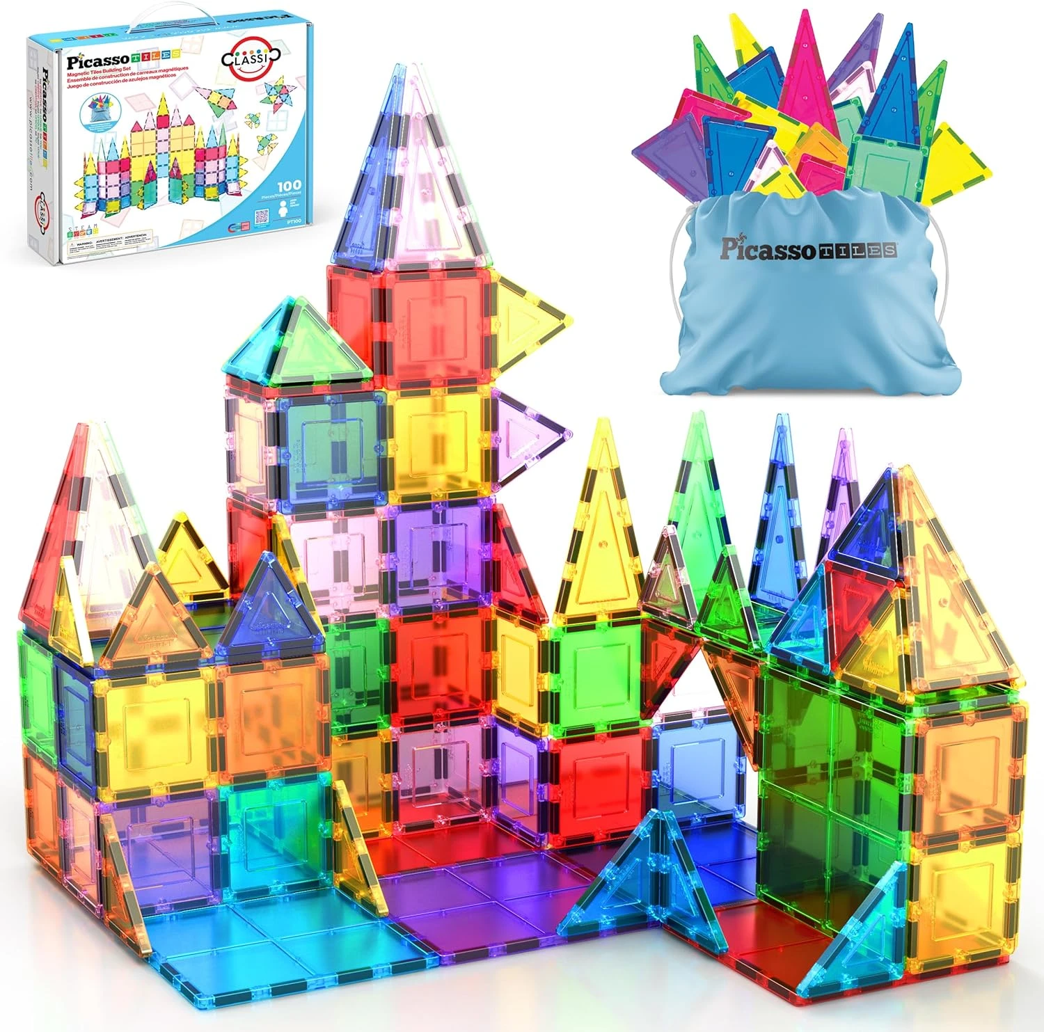 Piece Set Pcs Magnet Building Tiles
