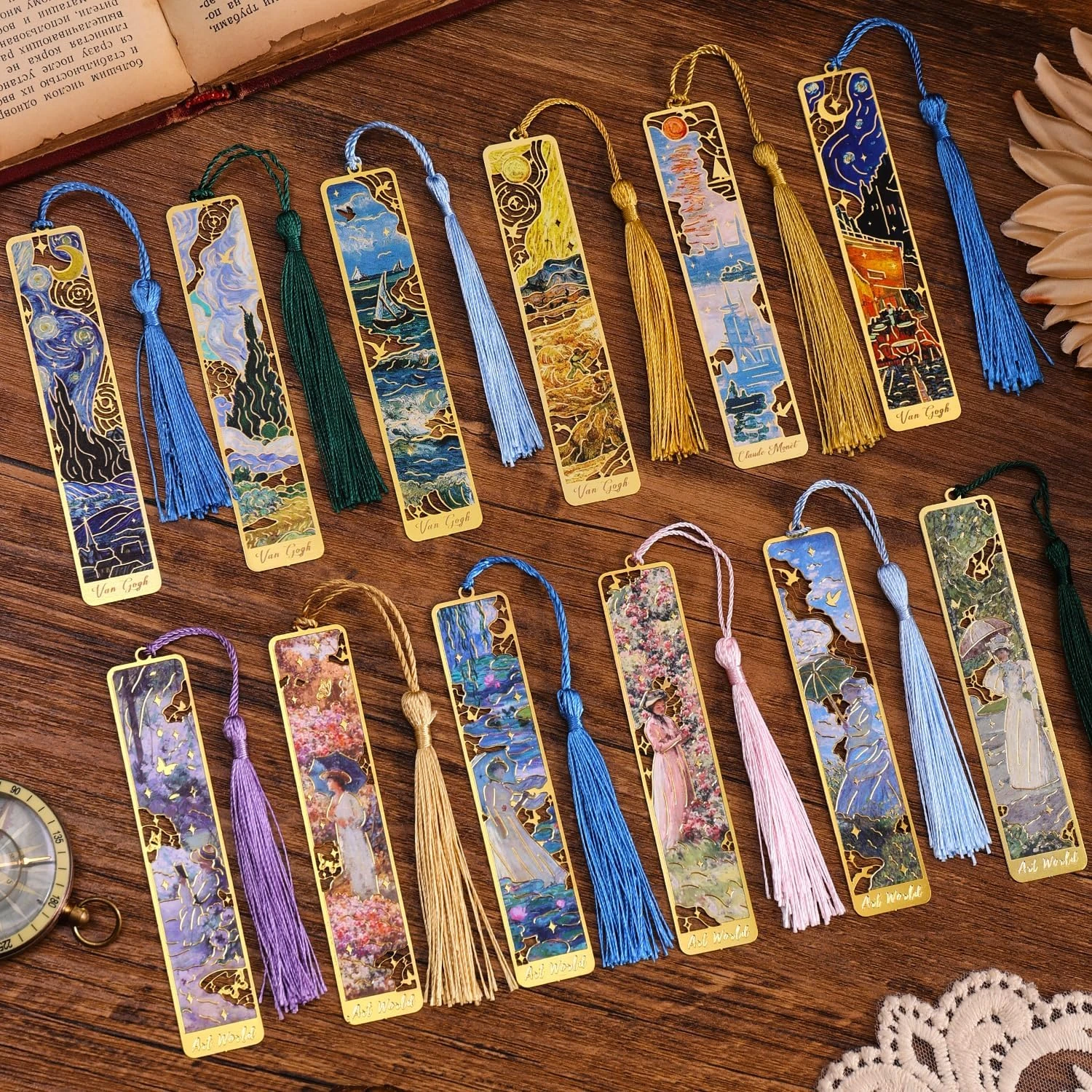 Pieces Metal Bookmarks