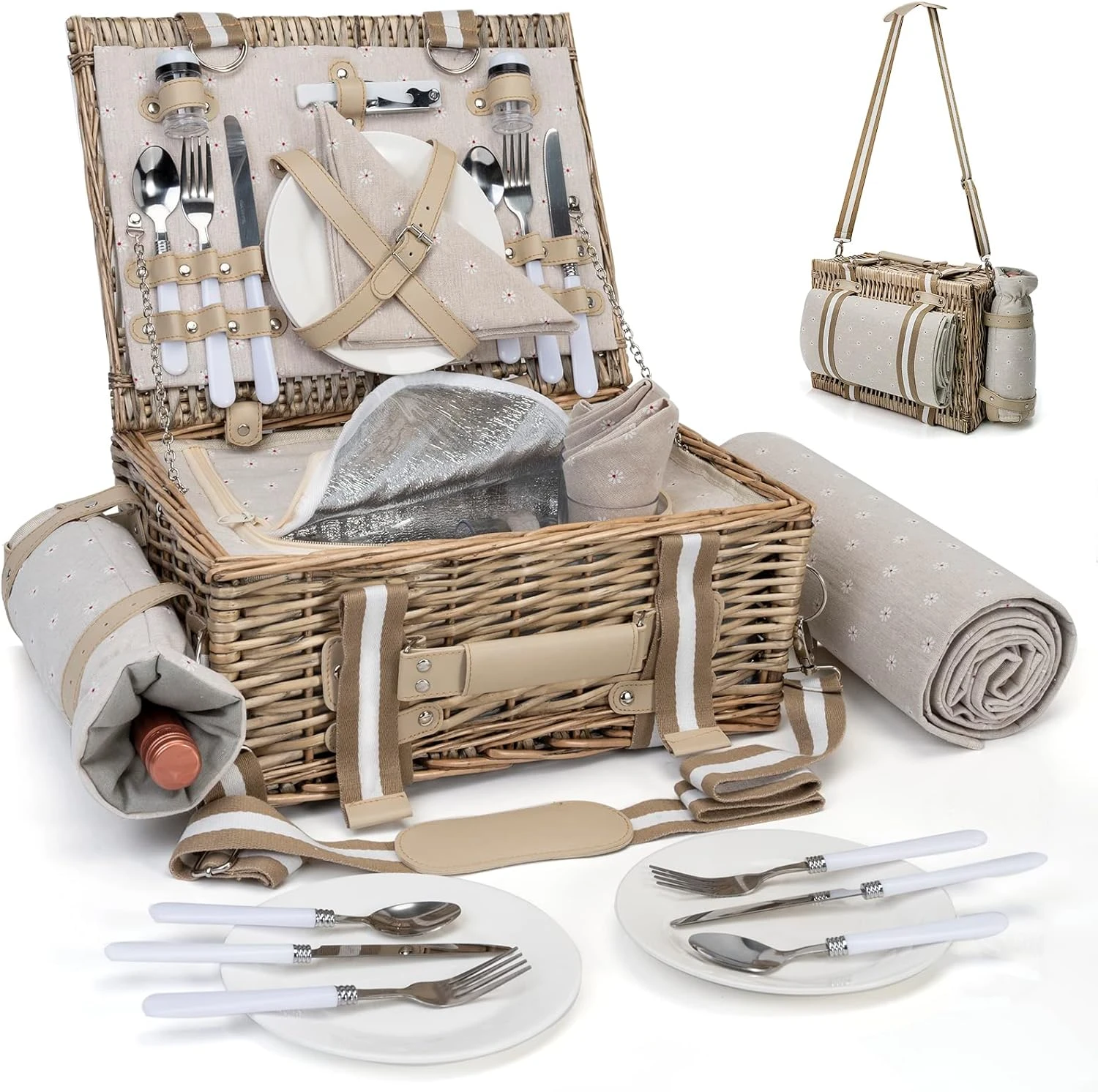 Pcs Picnic Basket Set