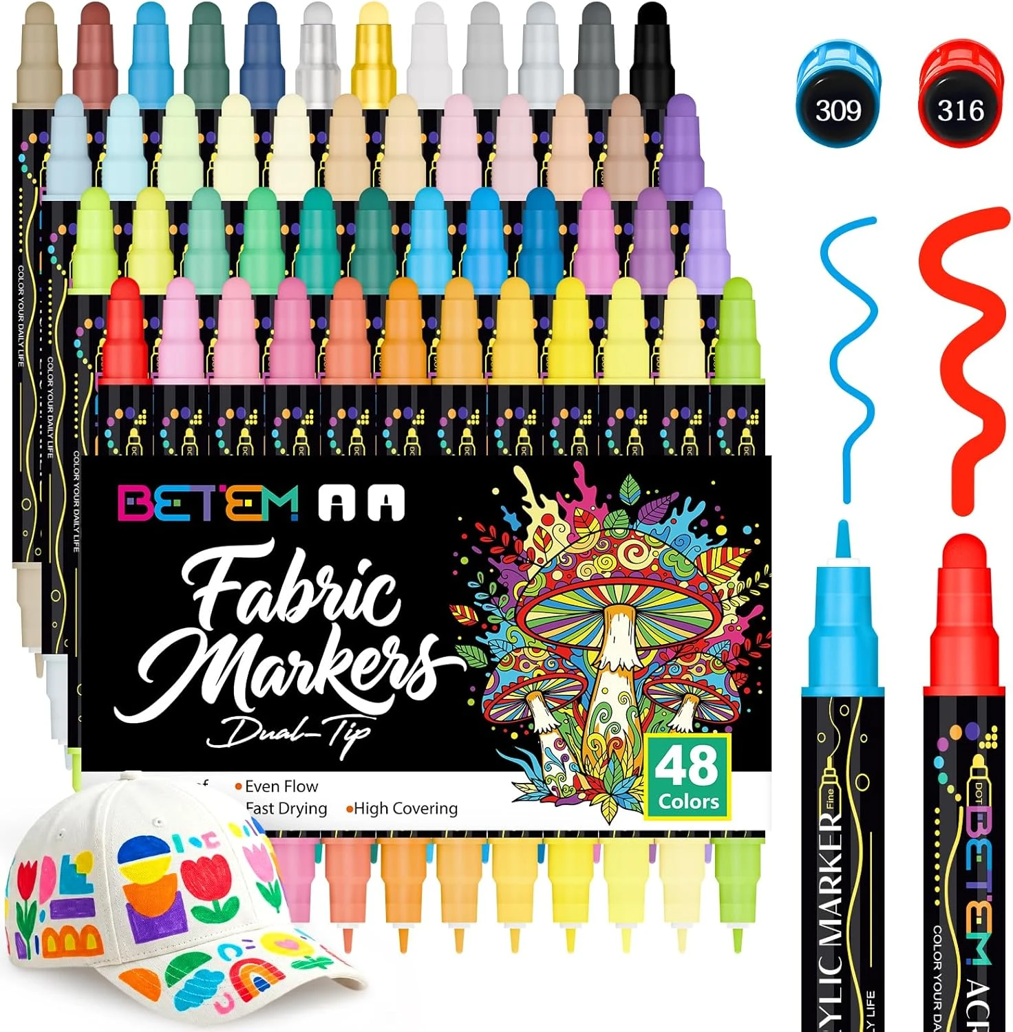 Colors Dual Tip Acrylic Paint Markers