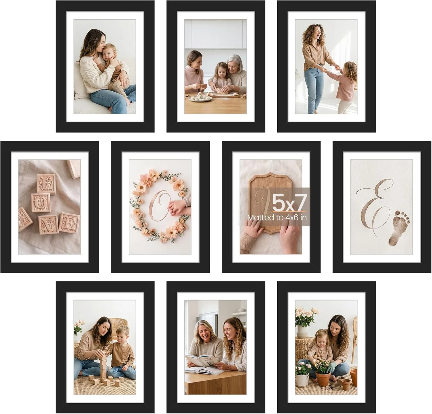 X Picture Frame Set