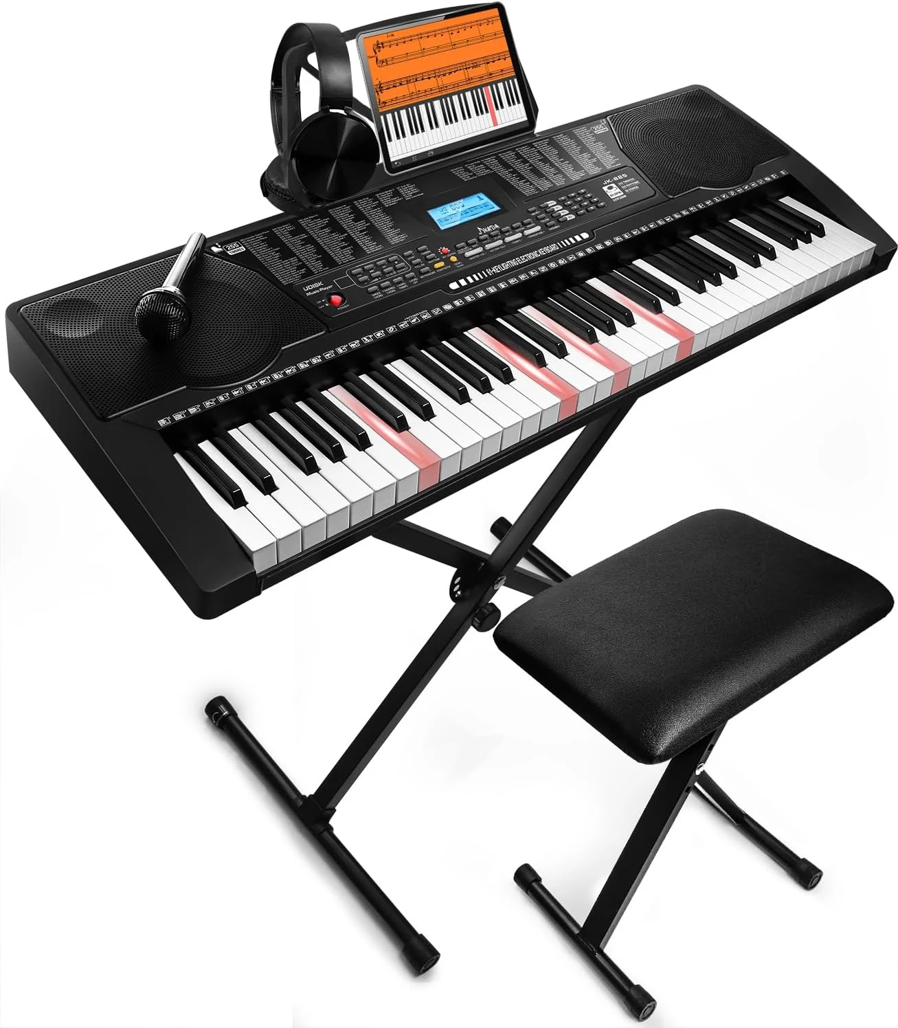 Key Portable Electronic Keyboard Piano