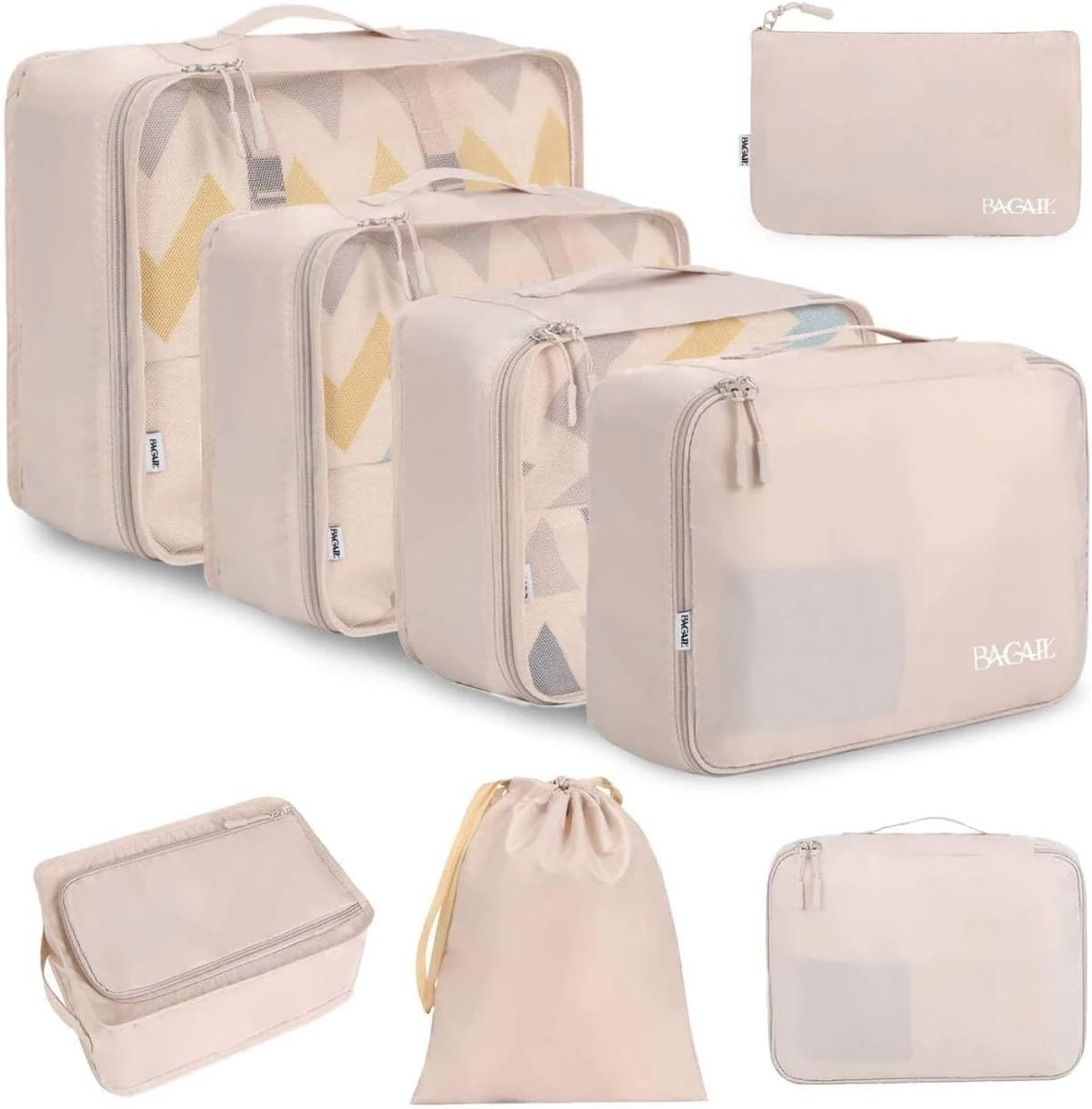 BAGAIL  Set Packing Cubes Luggage Packing Organizers