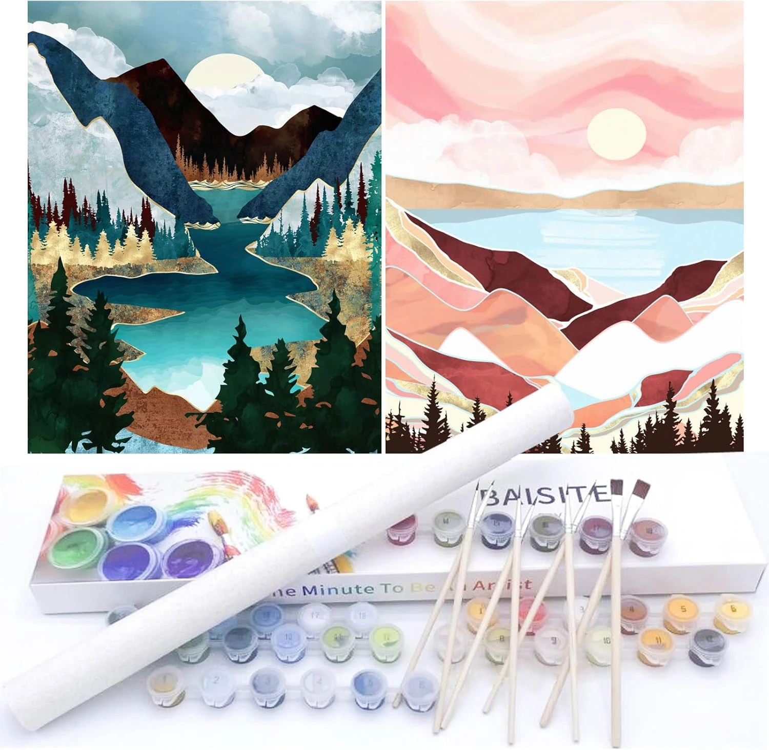 BAISITE Paint By Numbers Kit For Adults
