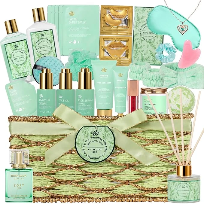 Bath Body Gift Basket For Women