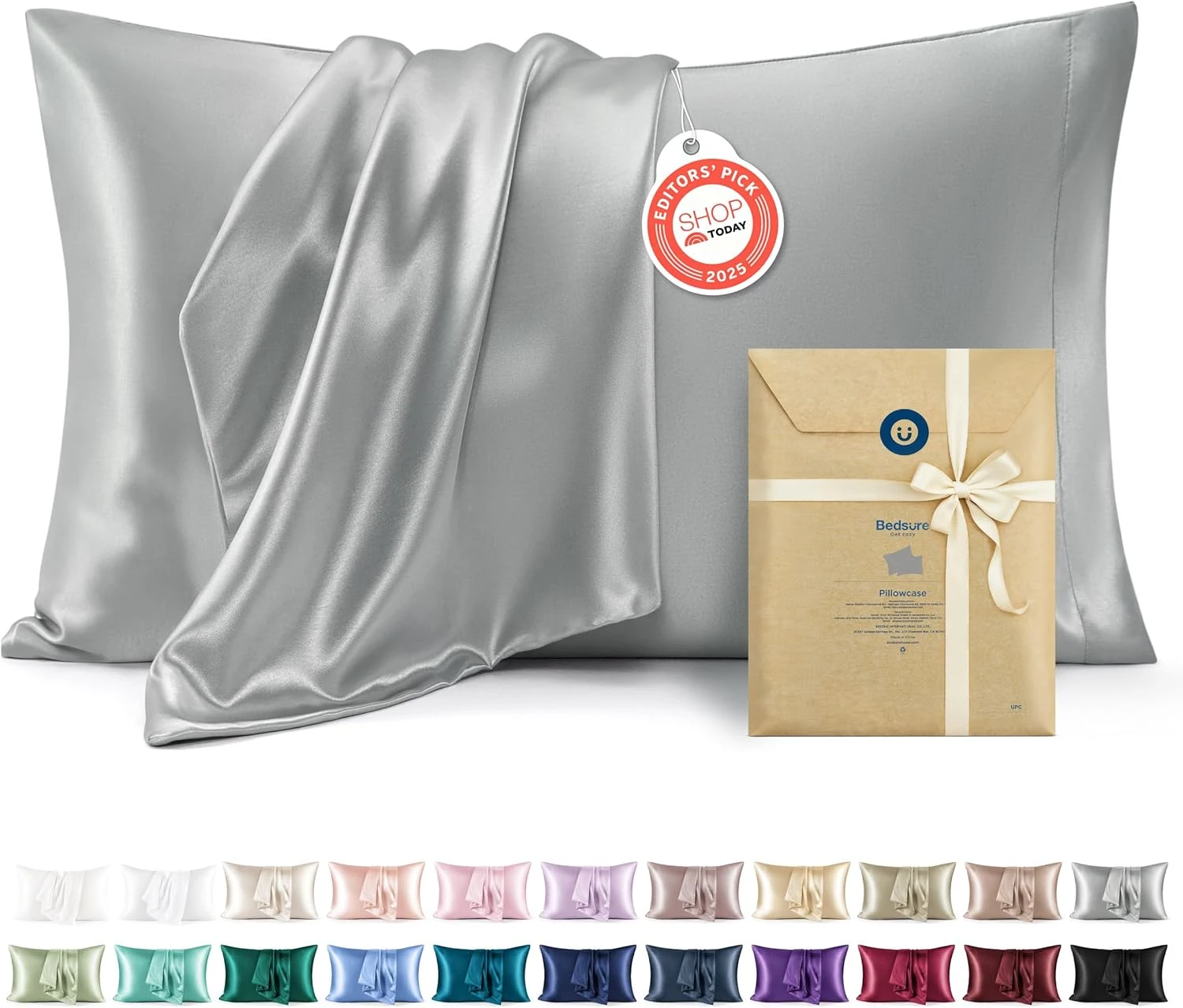 Bedsure Satin Pillowcase