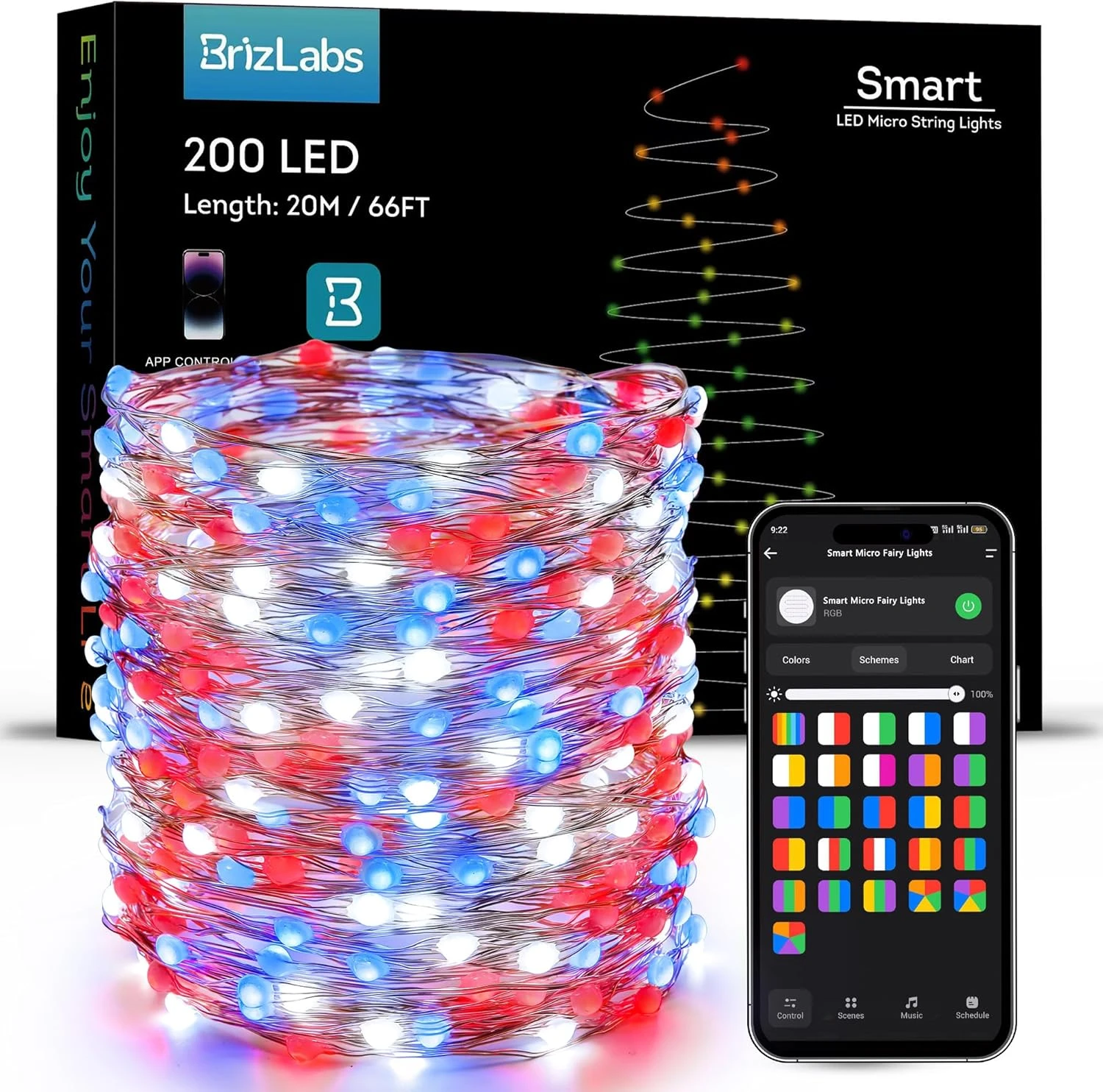 BrizLabs Smart Fairy String Lights