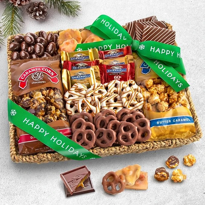 Chocolate Caramel And Crunch Grand Gift Basket