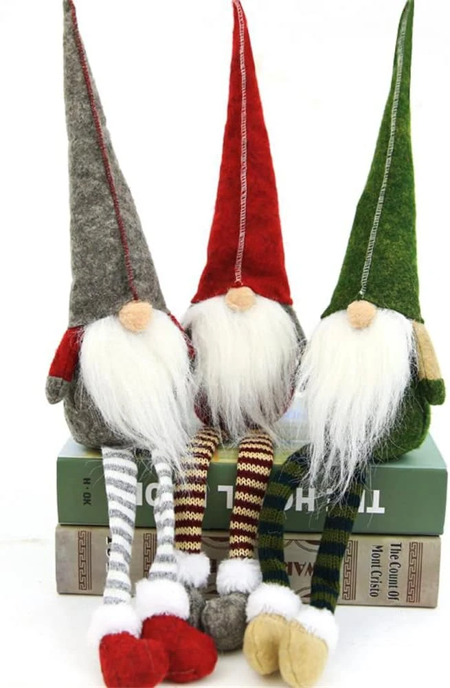 Christmas Decoration Long Legs Rudolph Doll