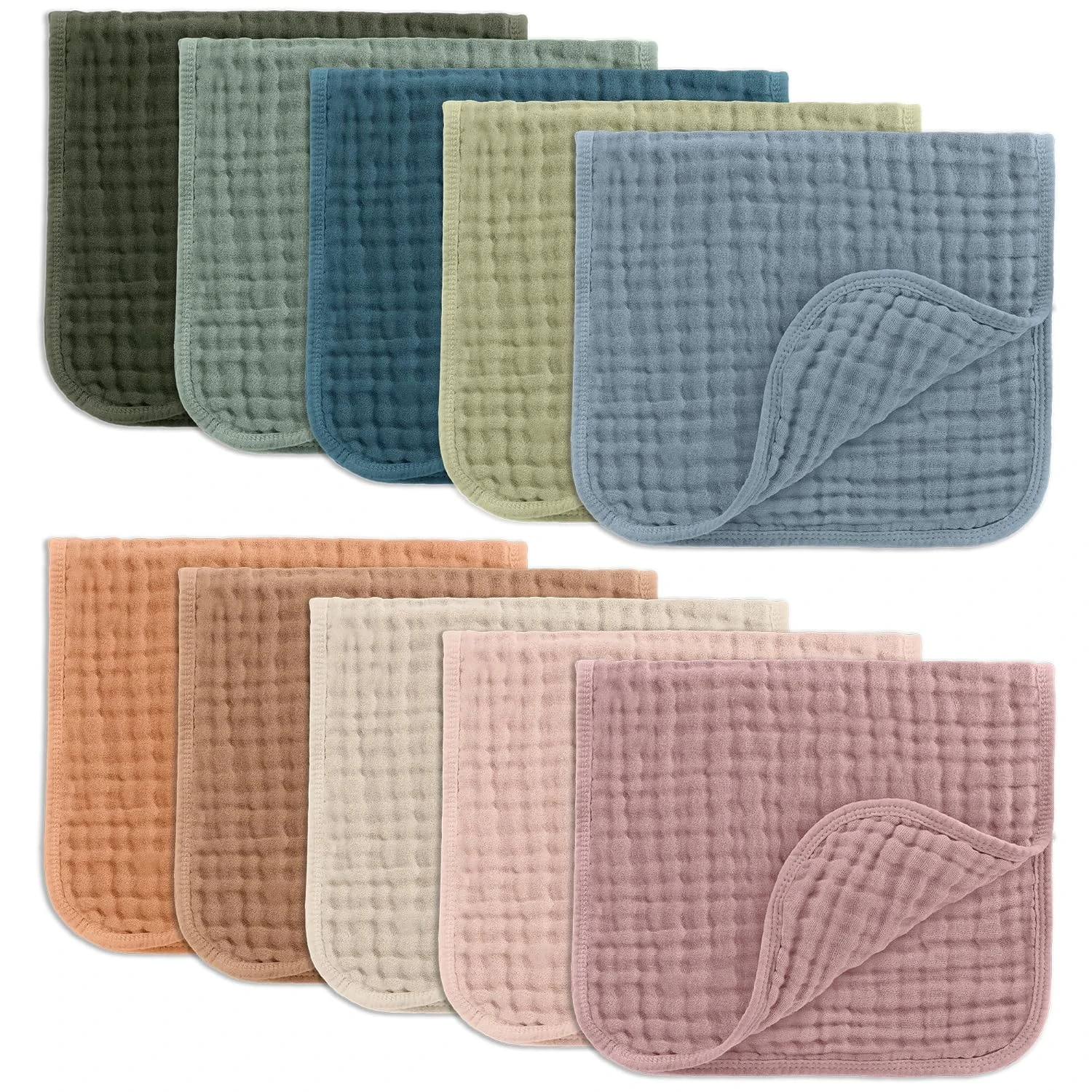 Comfy Cubs Muslin Burp Cloths