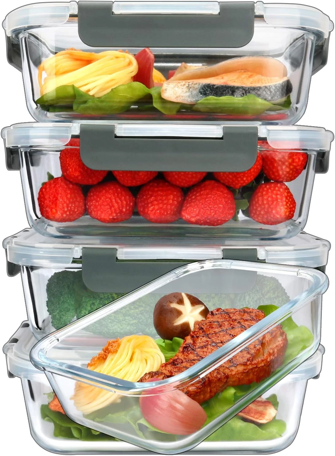 Containers With Snap Locking Lids