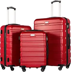 Coolife Luggage  Piece Set