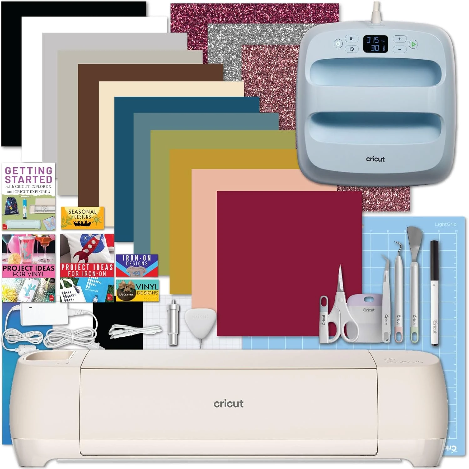 Craft Cutting Machine And Heat Press Combo