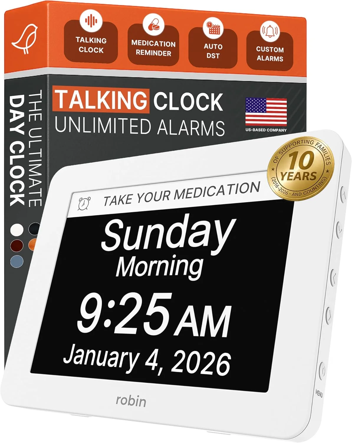 Digital Calendar Dementia Clock With Talking Function