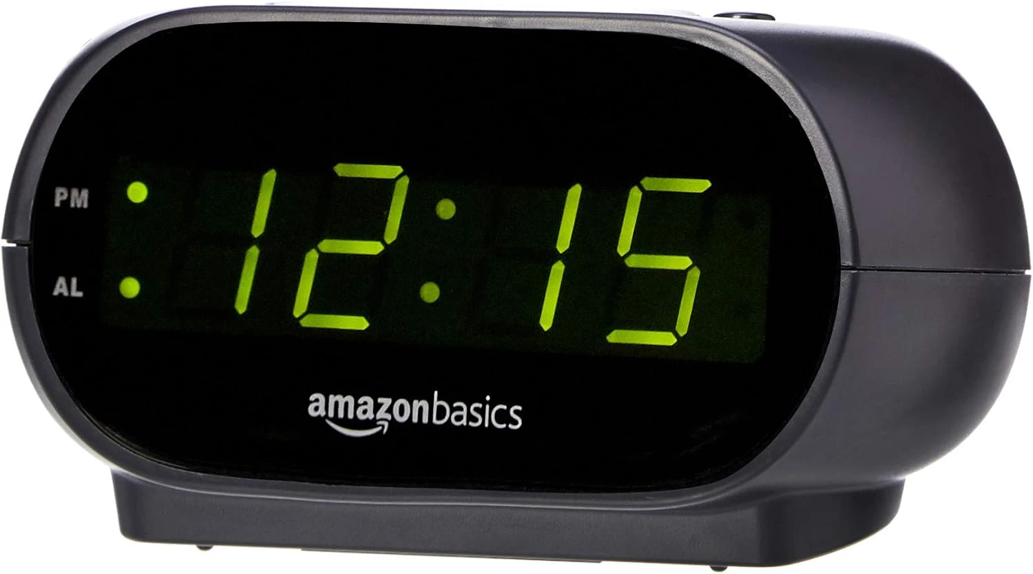 Digital Oval Alarm Clock With LED