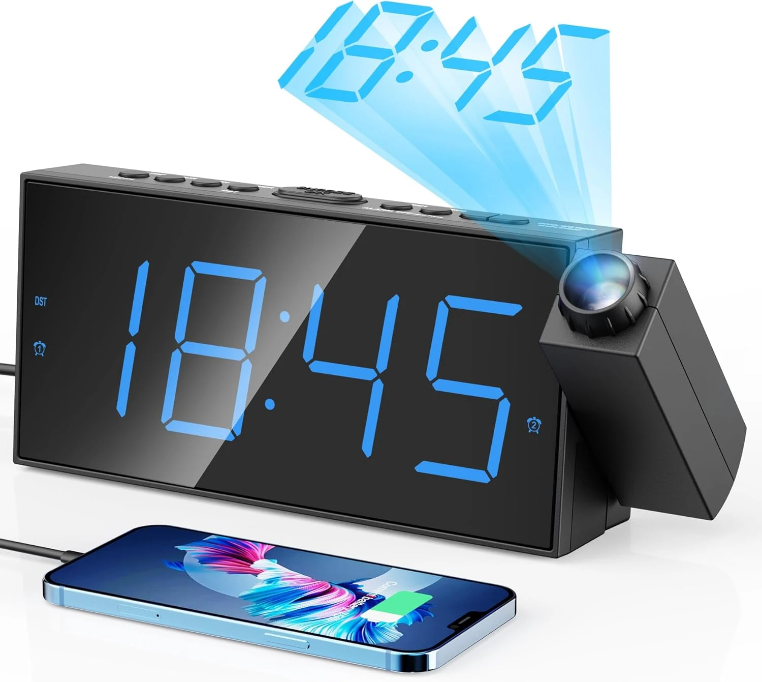 Digital Projection Alarm Clocks