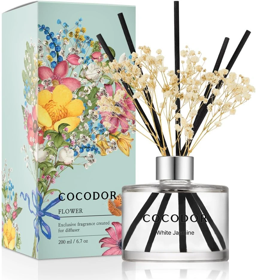 Flower Reed Diffuser Set