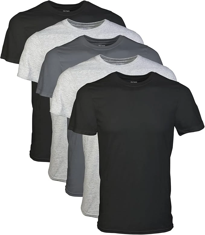 Gildan Mens Crew T Shirts