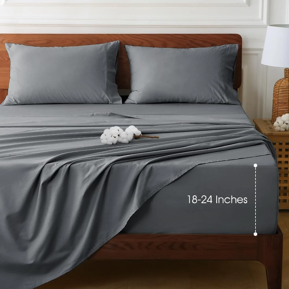 HYPREST Extra Deep Pocket Queen Sheet Sets Fits