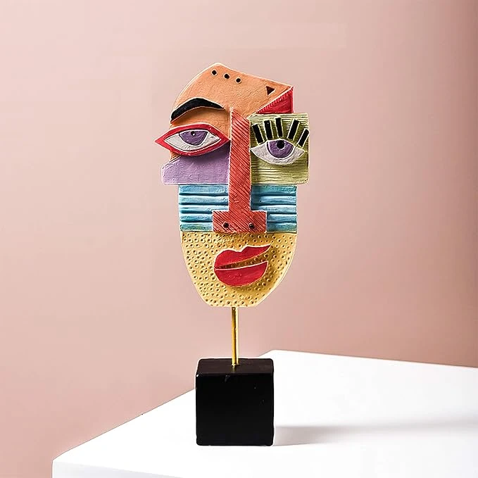 Handcrafted Statues Resin Abstract