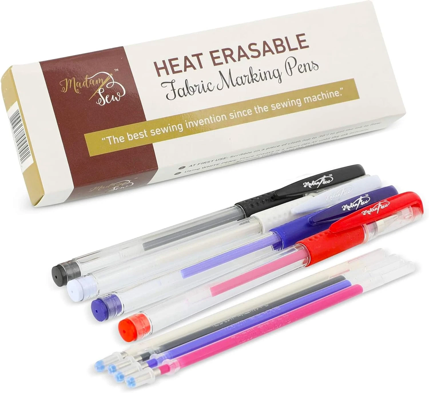 Heat Erasable Fabric Marking Pens
