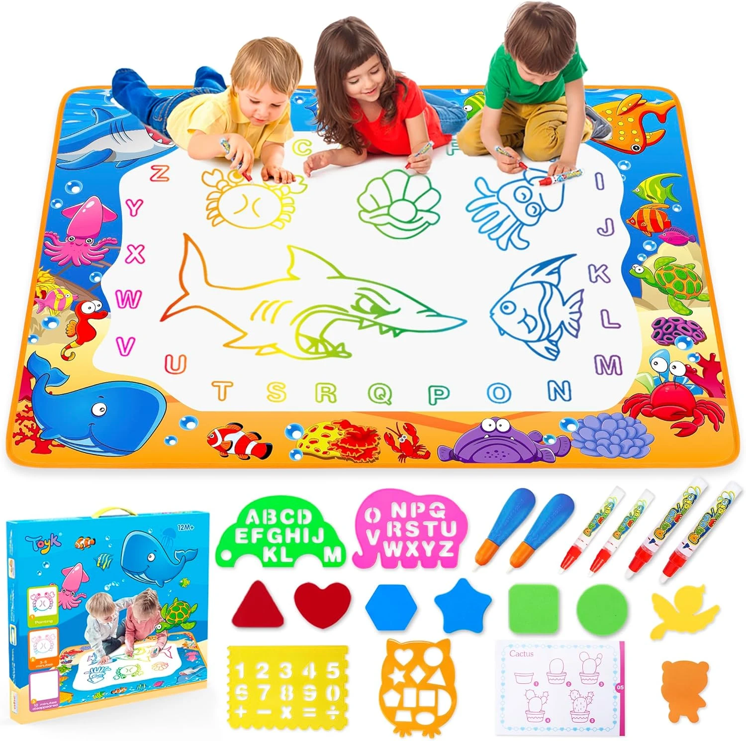Kids Painting Writing Color Doodle Drawing Mat