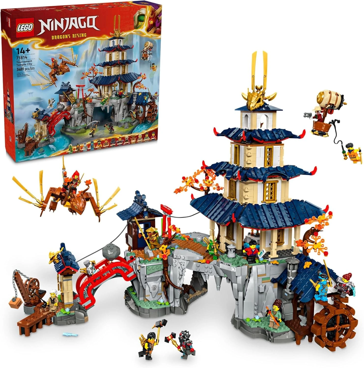 LEGO NINJAGO Tournament Temple City Building Toy