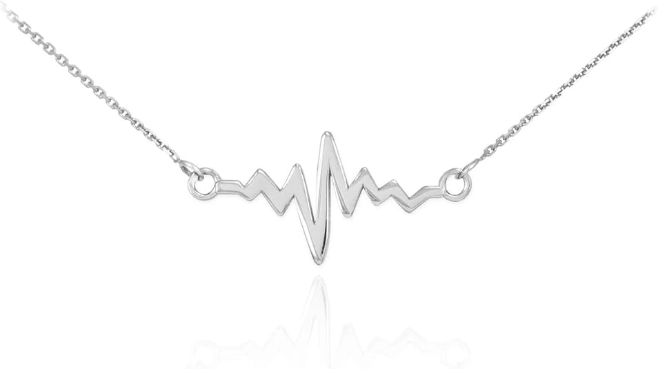Lifeline Pulse Pendant Heartbeat Necklace