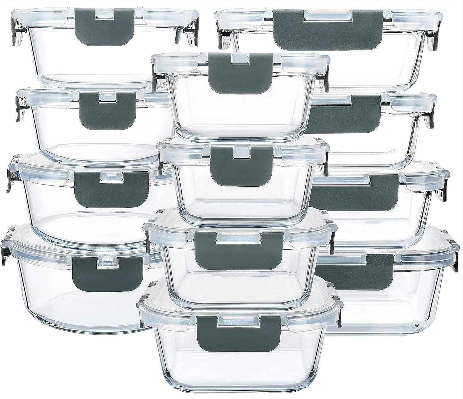 M MCIRCO  Piece Glass Food Storage Containers