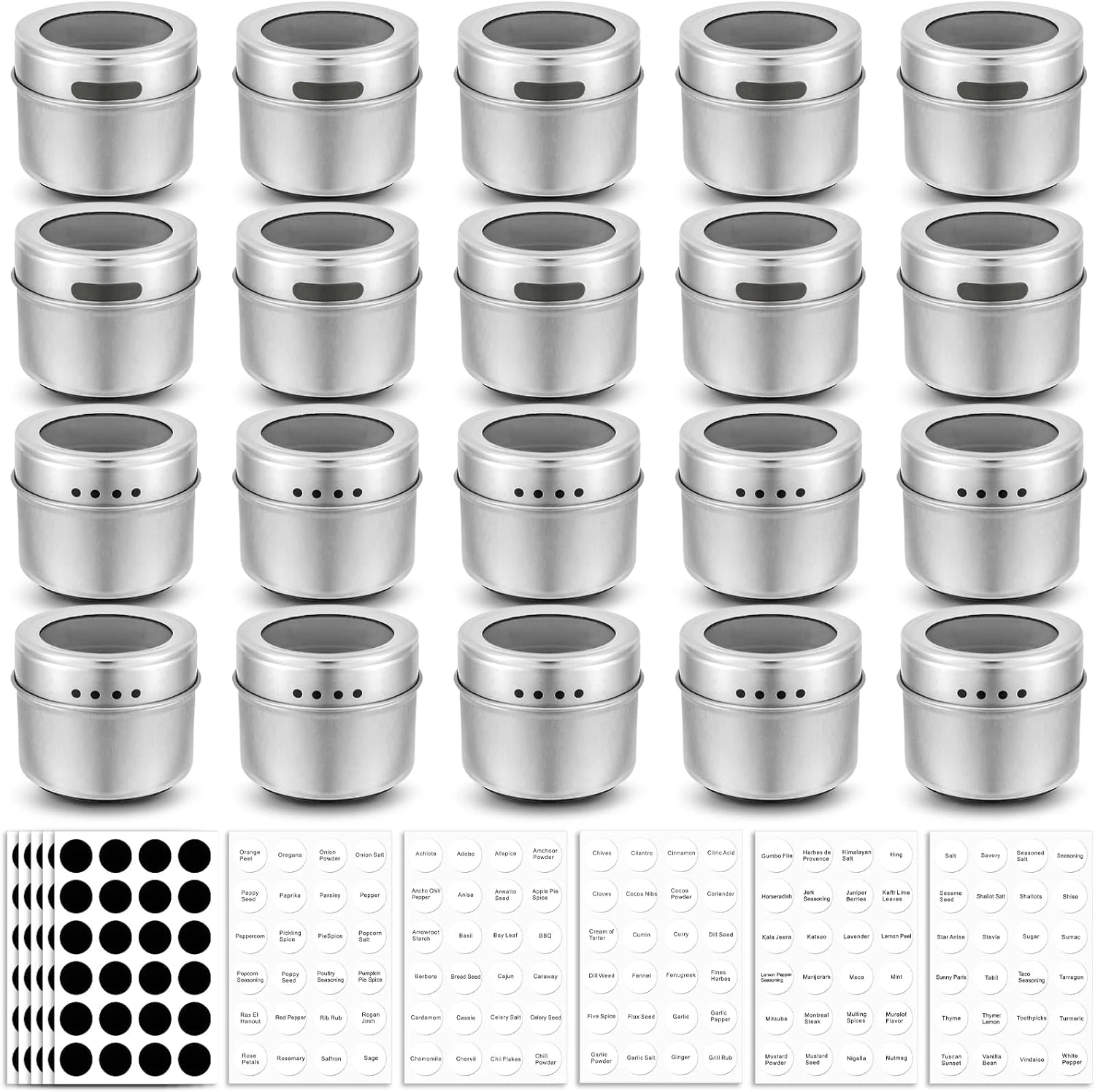 Magnetic Spice Jars