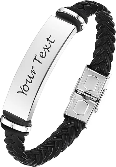 Mens Bracelet Personalized Custom
