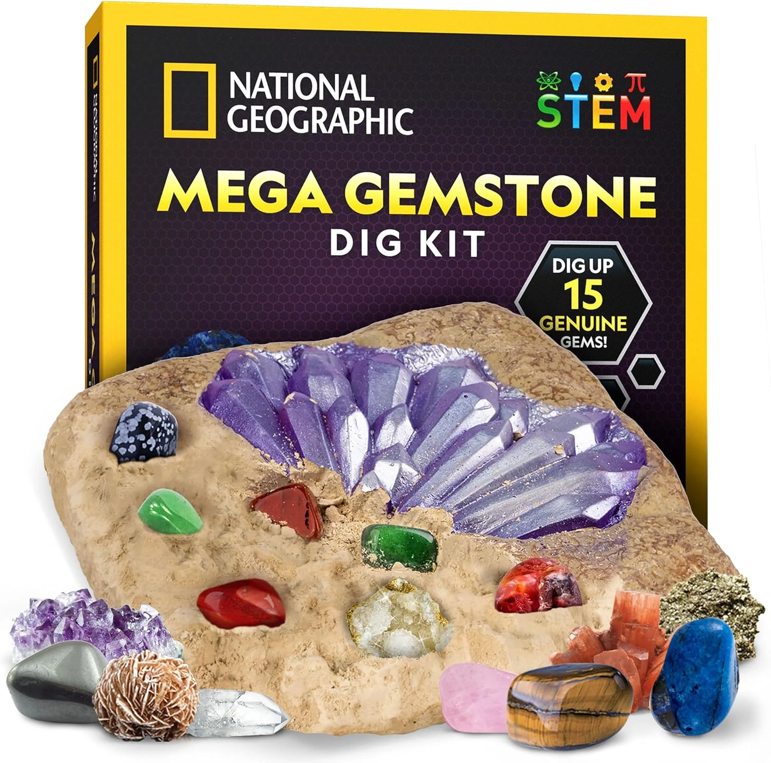 NATIONAL GEOGRAPHIC Mega Gemstone Dig Kit