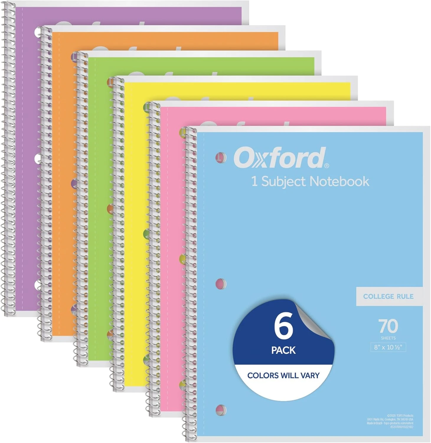 Oxford Spiral Notebook